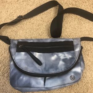 lululemon athletica Black and Gray Shoulder Bag